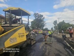 PT Praba Mas Hill Gercep Perbaiki Jalan Abdul Rahman Saleh Kalipancur Kec.Ngaliyan Kota Semarang