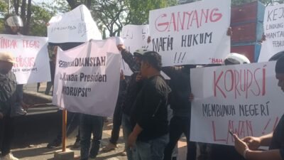 Desak Keadilan Tanpa Pandang Bulu, Massa BAHAR Gelar Aksi Damai di Kejati Jateng